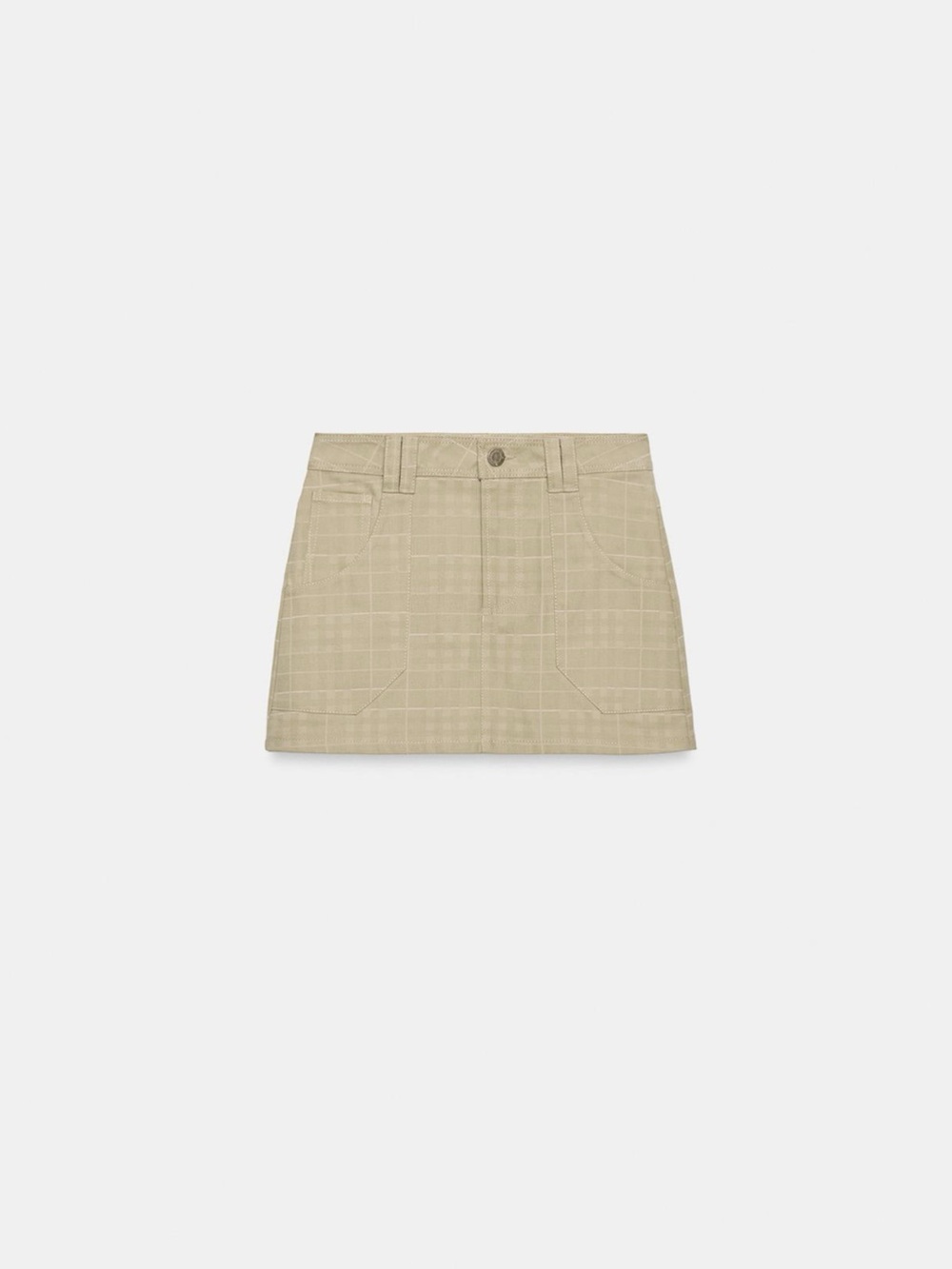 Zara Plaid Mini Skort